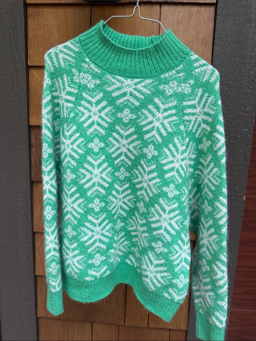 Old Navy Snowflake Turtleneck Sweater